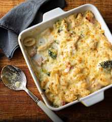 Creamy Chicken and Bacon Pasta Bake