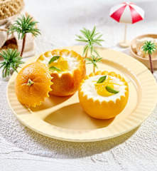 橙香芝士双皮奶
