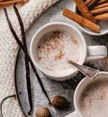 Lait de poule à la vanille