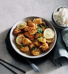 Crispy Chinese lemon chicken