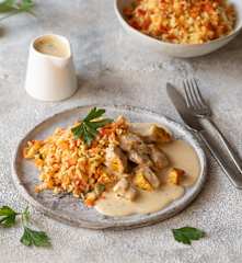 Kurczak z warzywnym ryżem