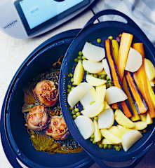 Paupiettes de veau et légumes printaniers