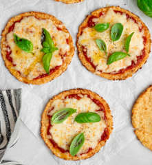 Pizzetas de coliflor (Keto)