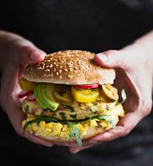 Jalapeño and Lime Chicken Burger