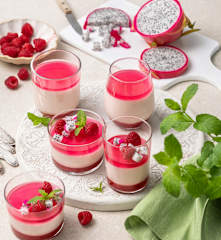 Pink Panna Cotta