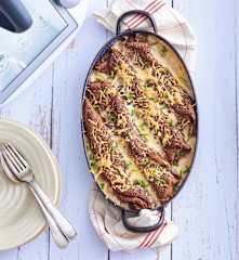 Ficelles picardes au jambon et au fromage