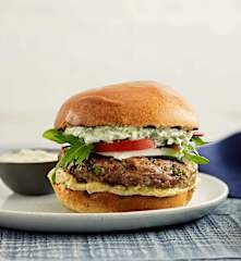 Mediterranean Lamb Burger