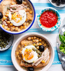 Lablabi (soupe tunisienne aux pois chiches)