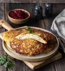 Kotlety schabowe w plackach ziemniaczanych