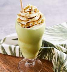 Pandan Coconut Frappe