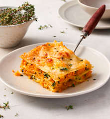 Kürbis-Mangold-Lasagne