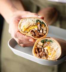 Bibimbap burrito