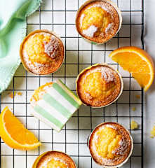 Magdalenas de naranja