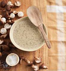 Mushroom and White Wine Cream Sauce