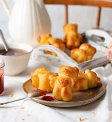 Muffin con cuore di confettura (senza glutine)