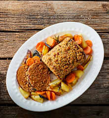 Polpettone in crumble fragrante