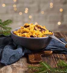 Wigilijna kapusta z grzybami