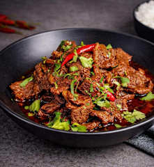 Daging Kicap Meletup (Spicy Soy Beef)