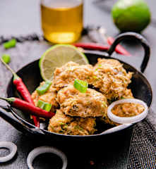 Croquette de poisson vapeur à la Thai