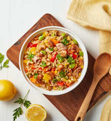 Rice Cooker Brown Rice Salad