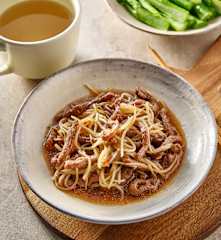 牛肉丝炒银牙