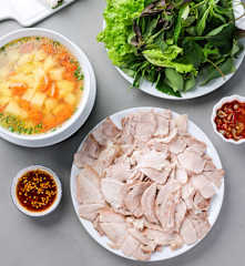 Menu: Thịt Luộc - Canh Khoai Tây Cà Rốt