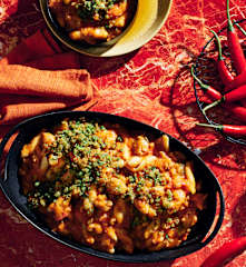 Harissa sausage pasta with Thermomix® Blade Cover