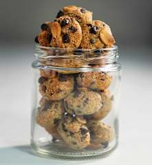 Galletas con chips de chocolate sin azúcar