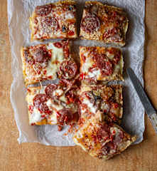 Pizza podwójnie pieczona