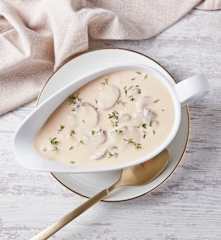 Champignonrahmsauce